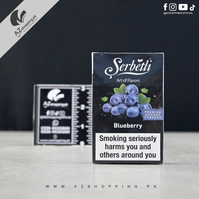 2 Serbetli - Hookah Tobacco Blueberry flavor - 50g - Image 1