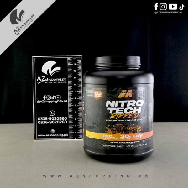 MuscleTech - Nitro Tech Ripped Chocolate Fudge Brownie 4.02 lbs
