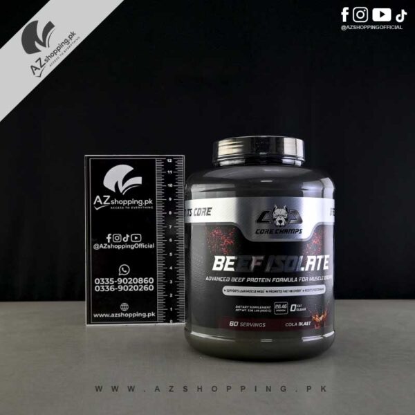 Core Champs - Beef Isolate Protein Powder-Cola Blast Flavor 60 Servings