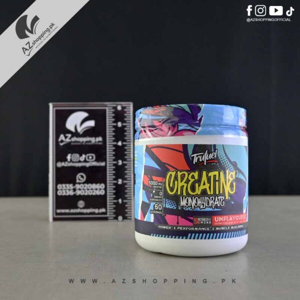 TruFuel - Pure Creatine Monohydrate Unflavored 300g – 60 Servings