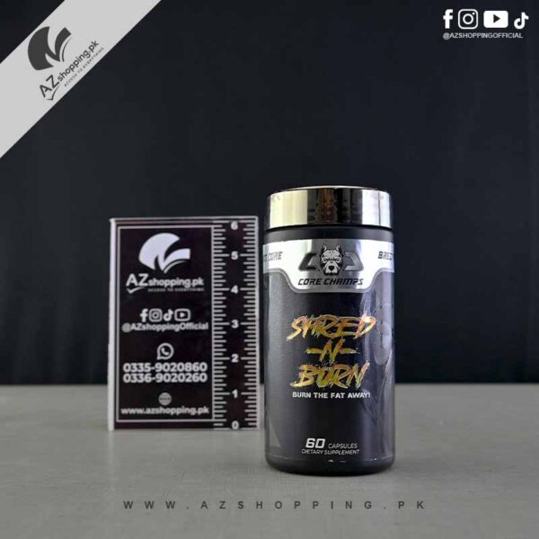 Core Champs - Shred-N-Burn Weight Management & Energy Supplement 60 Capsules